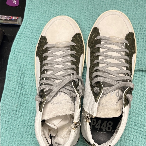 P448 Carp/Cactus High-Top Sneakers - Picture 6 of 8